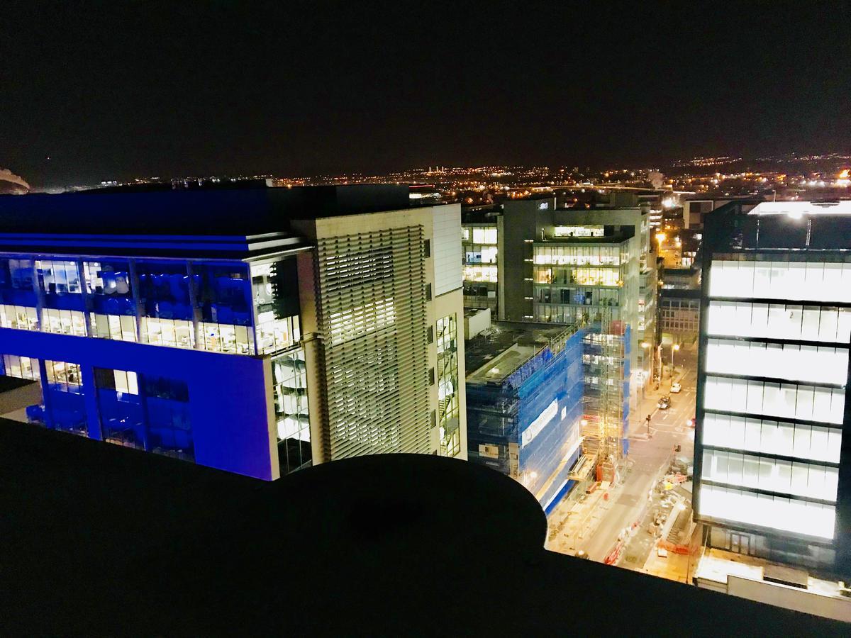 Glasgow Central Station Skyline Apartment With Parking Zewnętrze zdjęcie