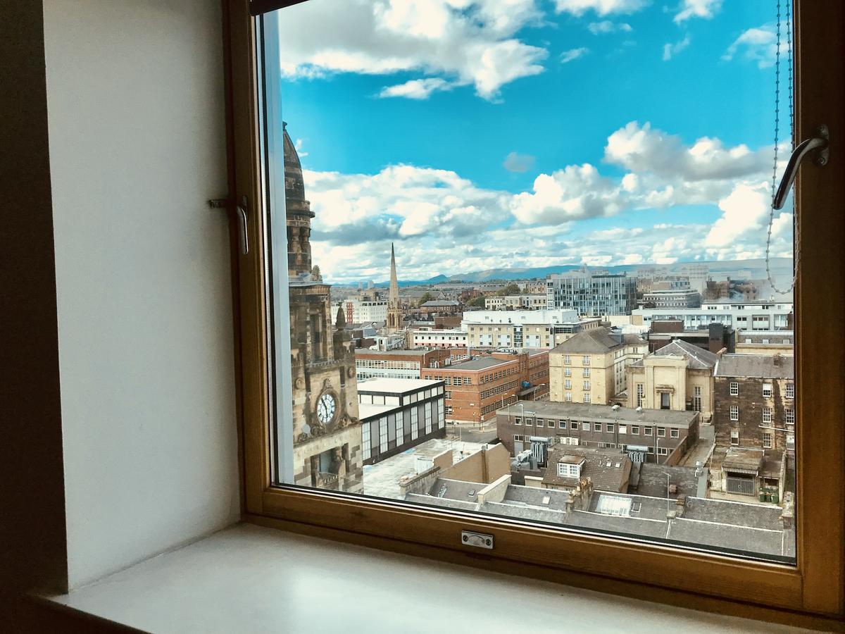Glasgow Central Station Skyline Apartment With Parking Zewnętrze zdjęcie