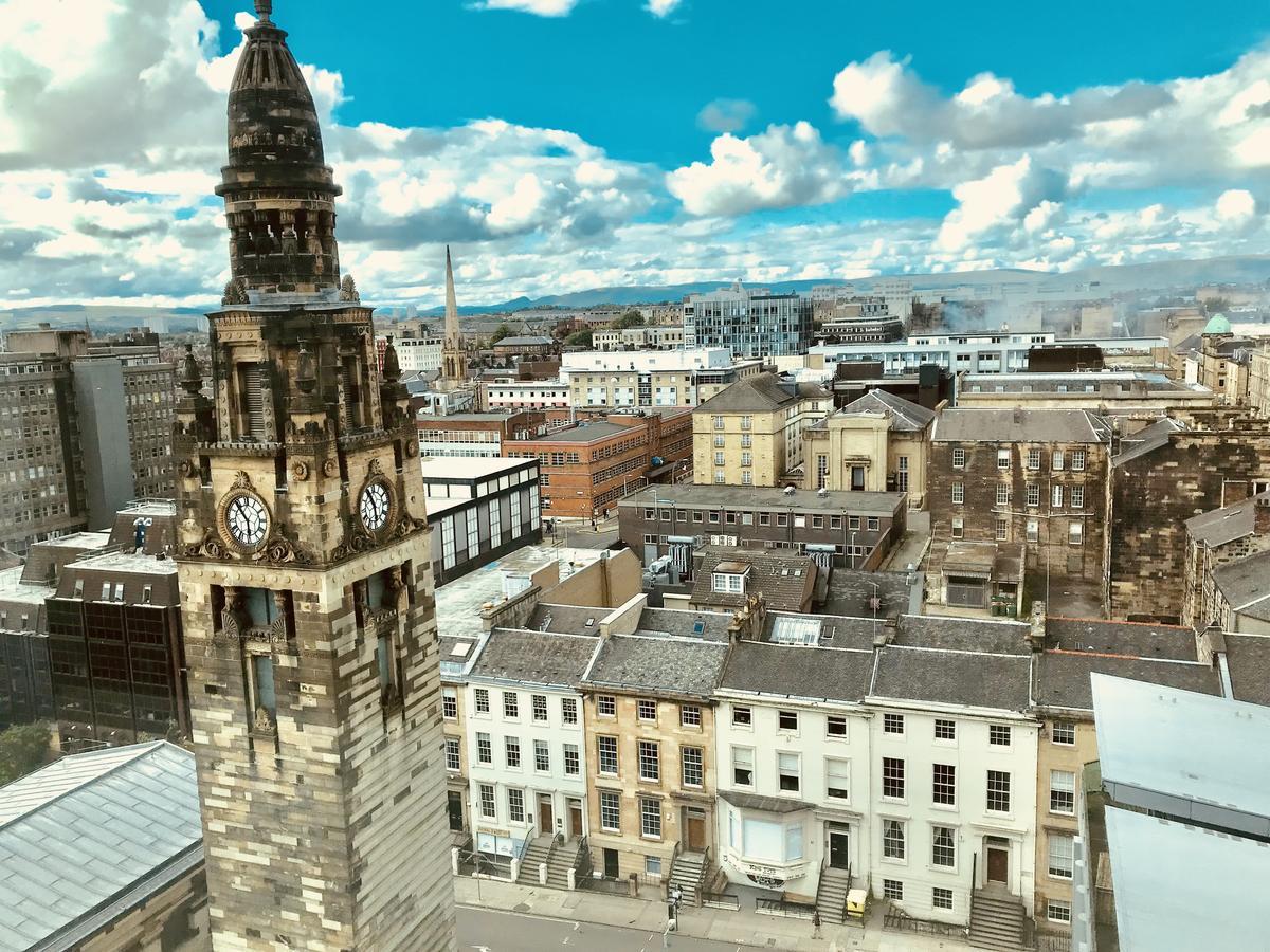 Glasgow Central Station Skyline Apartment With Parking Zewnętrze zdjęcie
